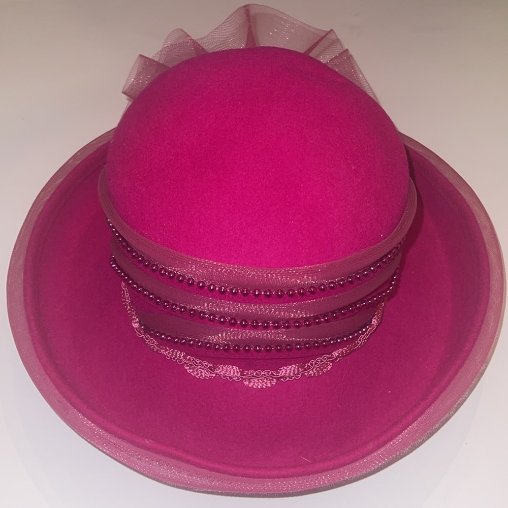 DEBORAH NEW YORK 100% WOOL DRESS HAT